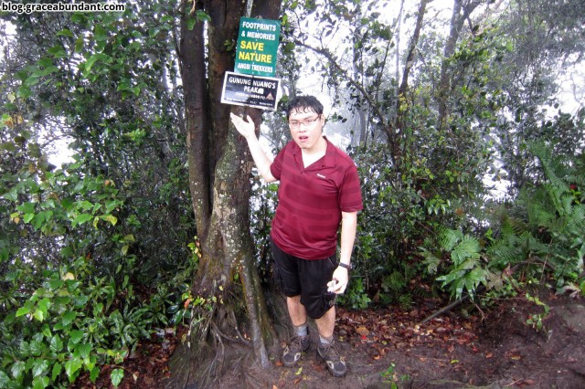 Gunung Nuang's summit