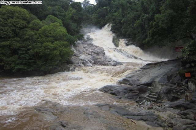 Chamang waterfall after rainfall